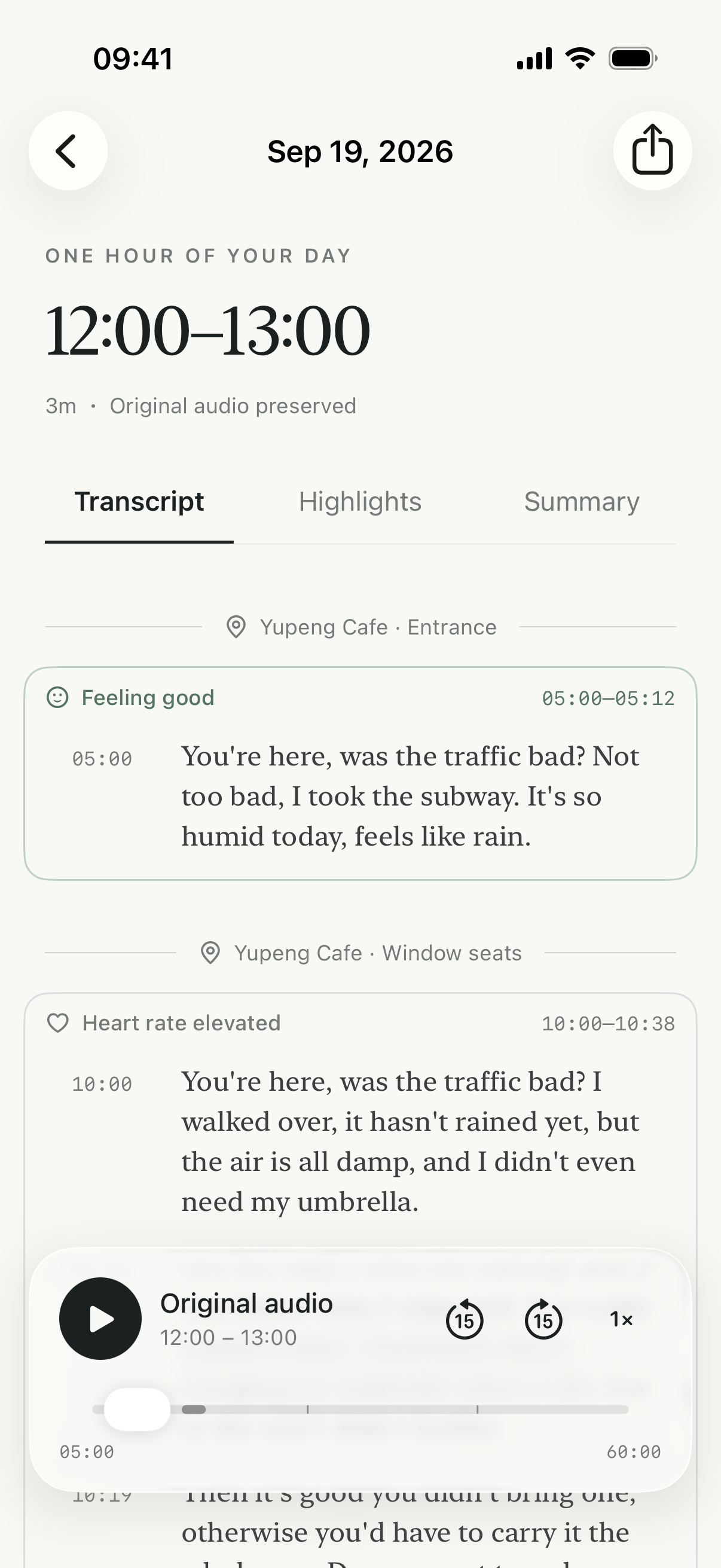 Auday Cafe Transcript · September 19, 2026 · 12:00–13:00